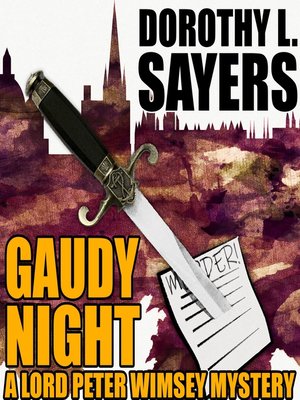 cover image of Gaudy Night